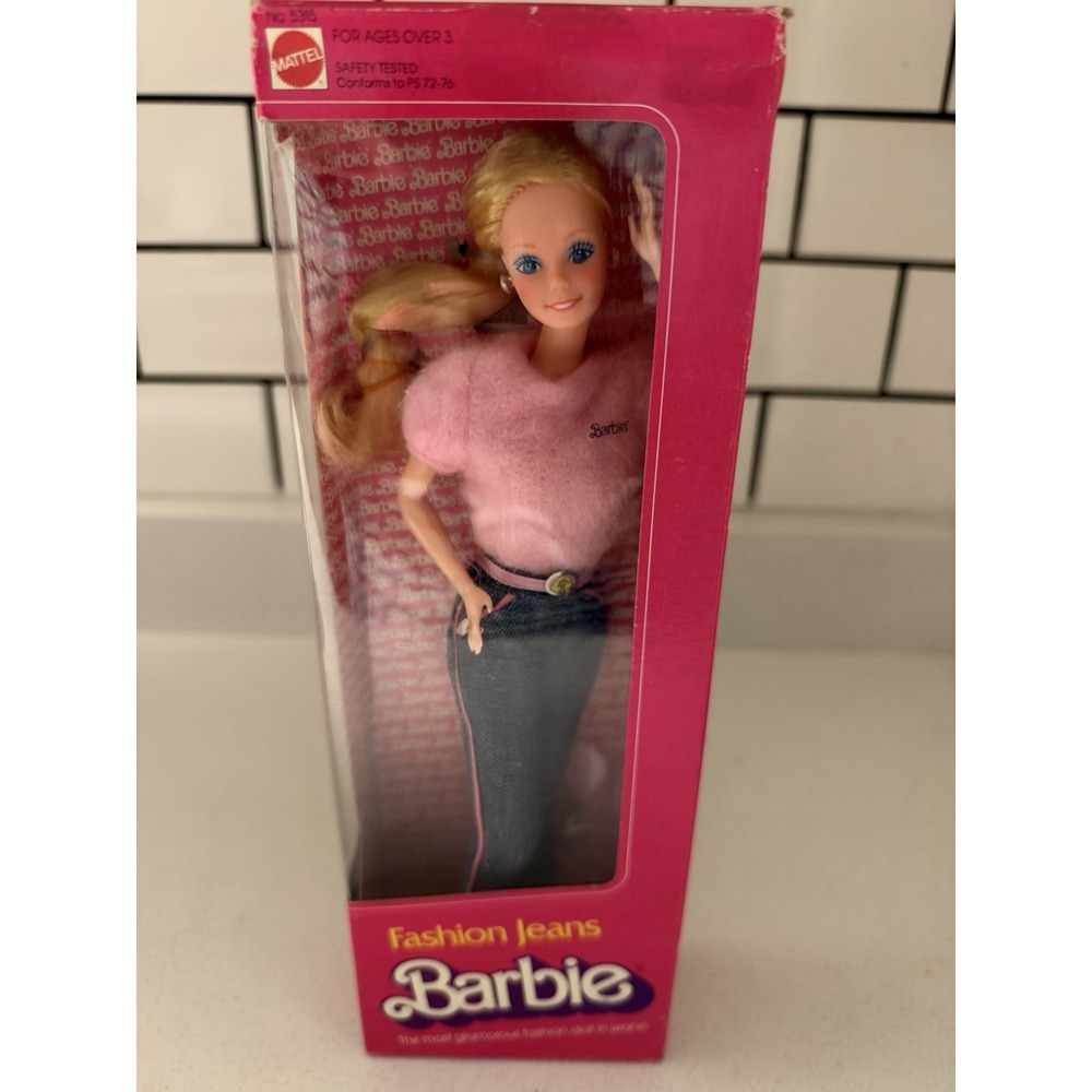 FASHION JEANS BARBIE DOLL 1981 MATTEL 5315 New SEALED NRFB